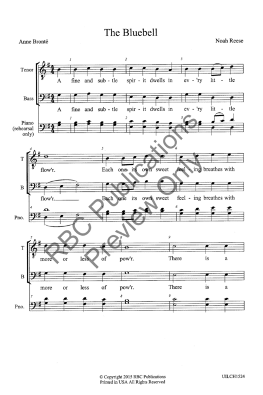<br>Sheet music extract