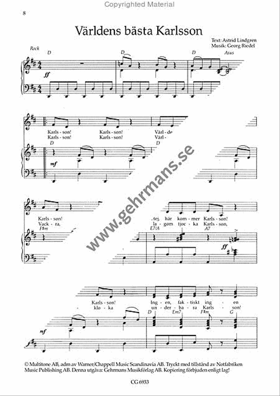Varldens basta Astrid 2 SSA scores gallery preview page 4