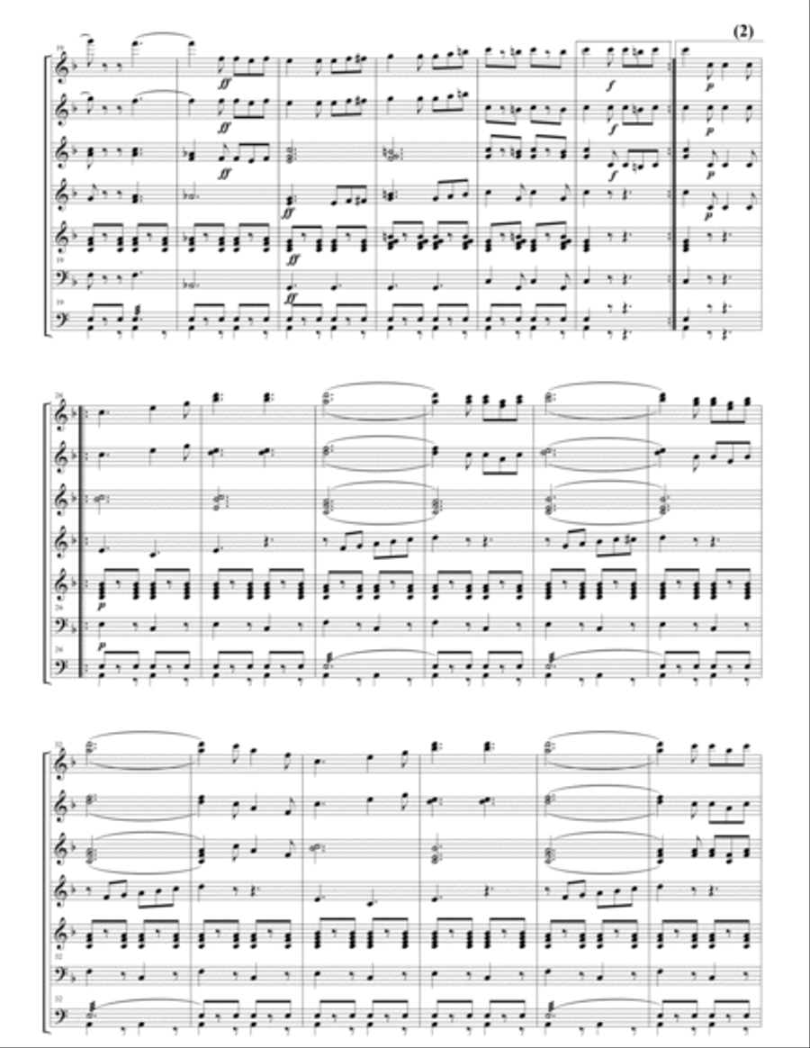 Sousa March Medley Sousa March Medley School and Community scores gallery preview page 3