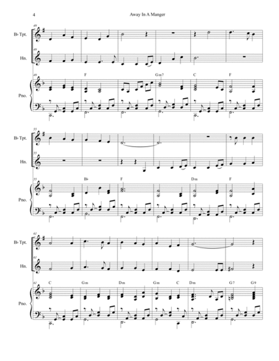 Duets for Trumpet and French Horn for Christmas (Volume 1) image number null