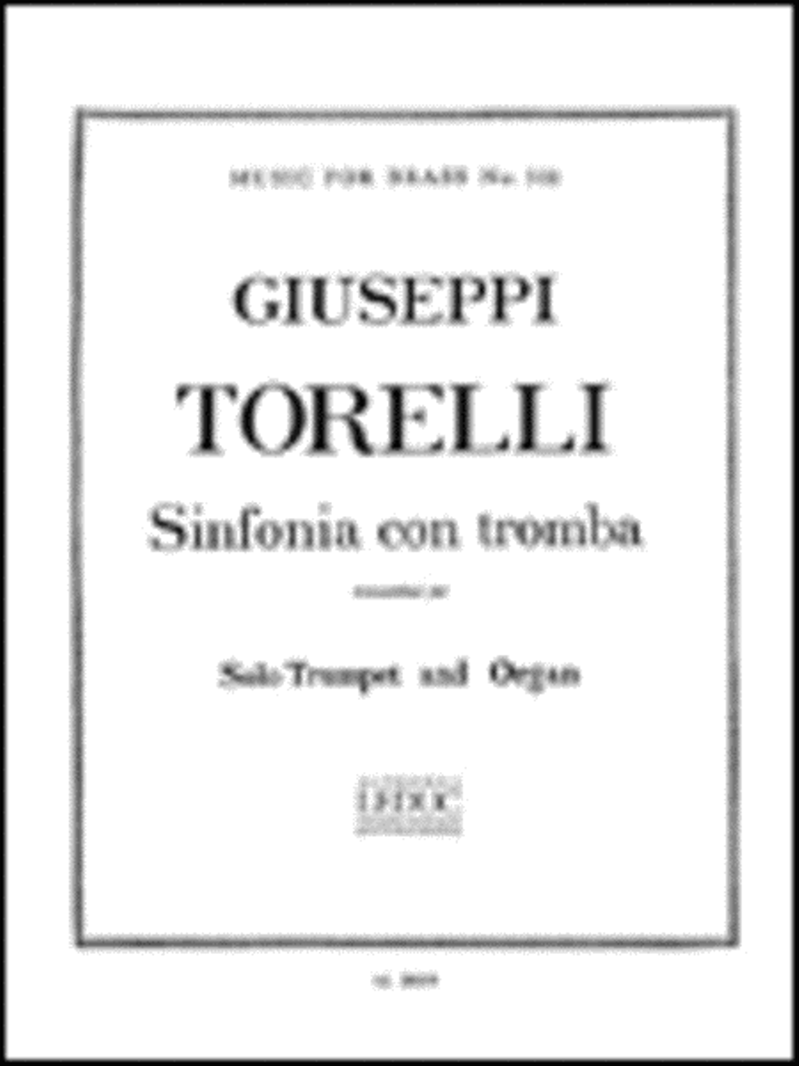 Sinfonia Con Tromba (trumpet & Organ) Trumpet Solo scores gallery preview page 1