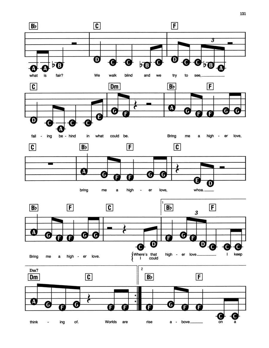 Higher Love Higher Love Electronic Keyboard scores gallery preview page 2