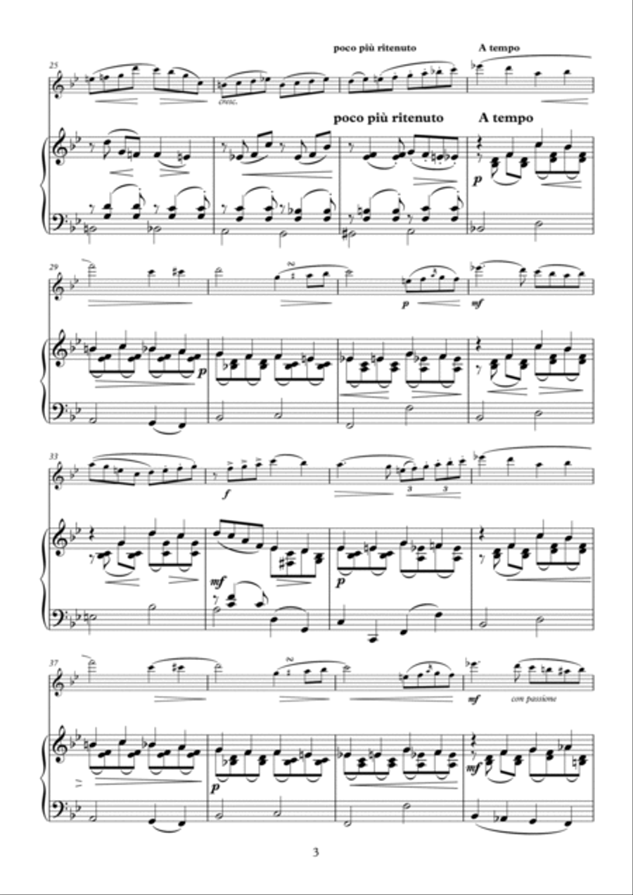 Andersen Seven Salon Pieces for Flute and Piano Op. 52 Flute Solo scores gallery preview page 5
