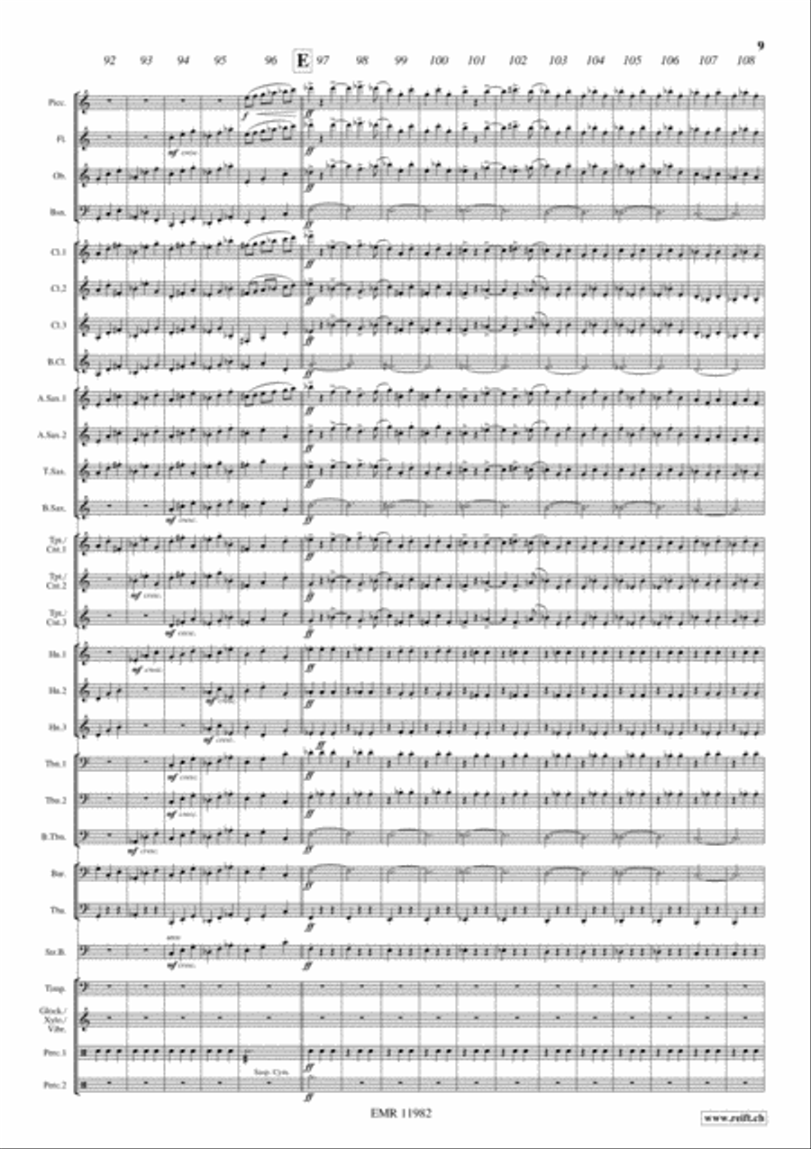 Spartacus Concert Band scores gallery preview page 10