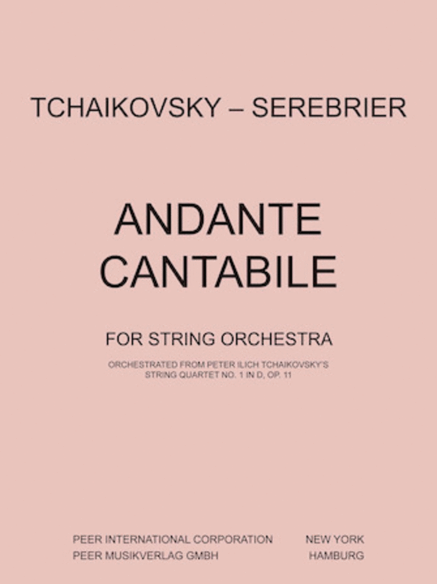Andante Cantabile score