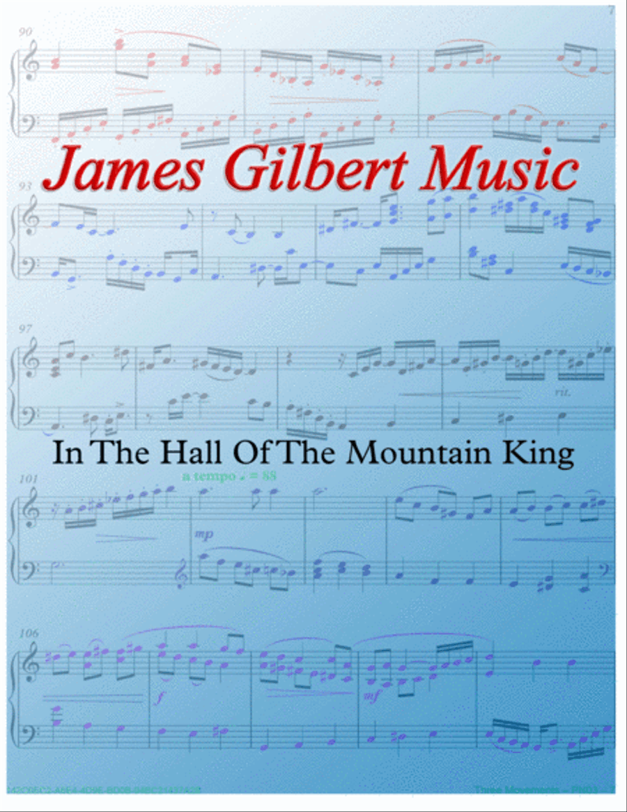 In The Hall of the Mountain King (Op. 23, No. 7) Small Ensemble scores gallery preview page 1