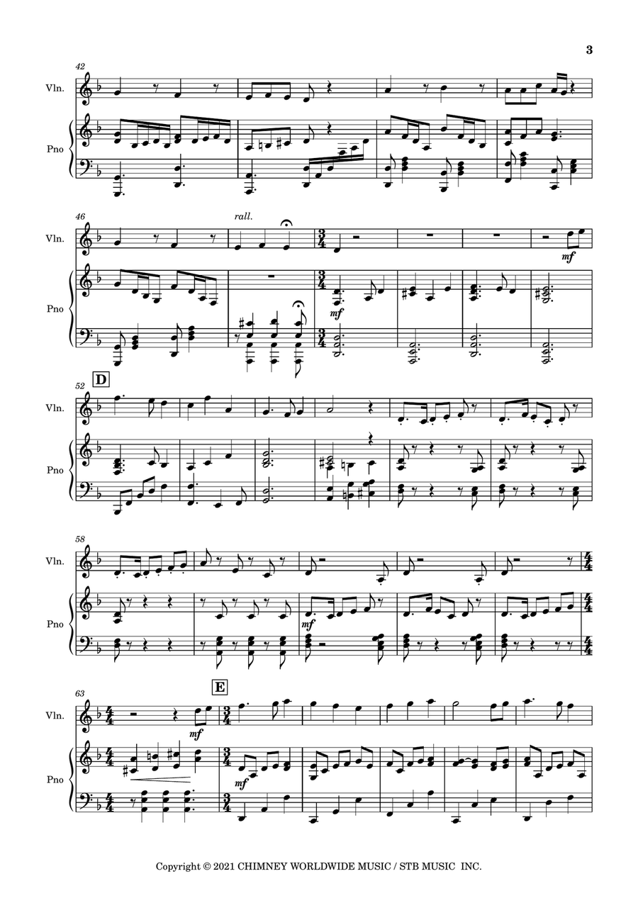 Pirates Of The Caribbean Pirates Of The Caribbean Violin Solo scores gallery preview page 4