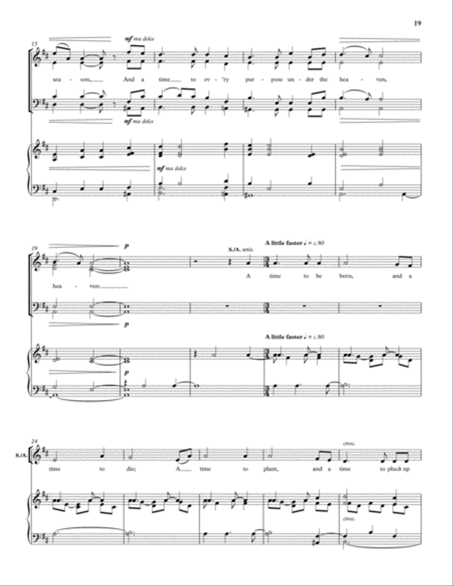 Dances of Time 4-Part scores gallery preview page 6