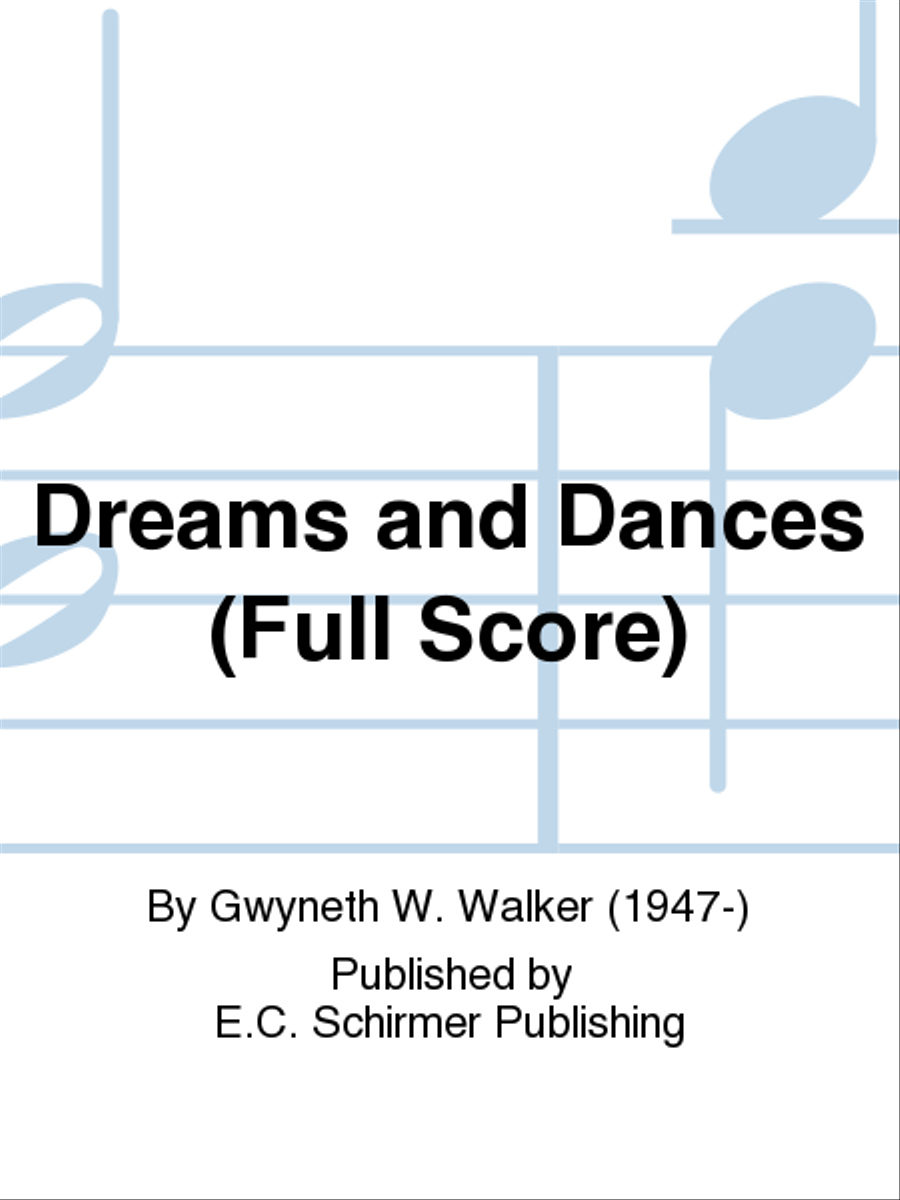 Dreams and Dances (Full Score) Choir scores gallery preview page 1