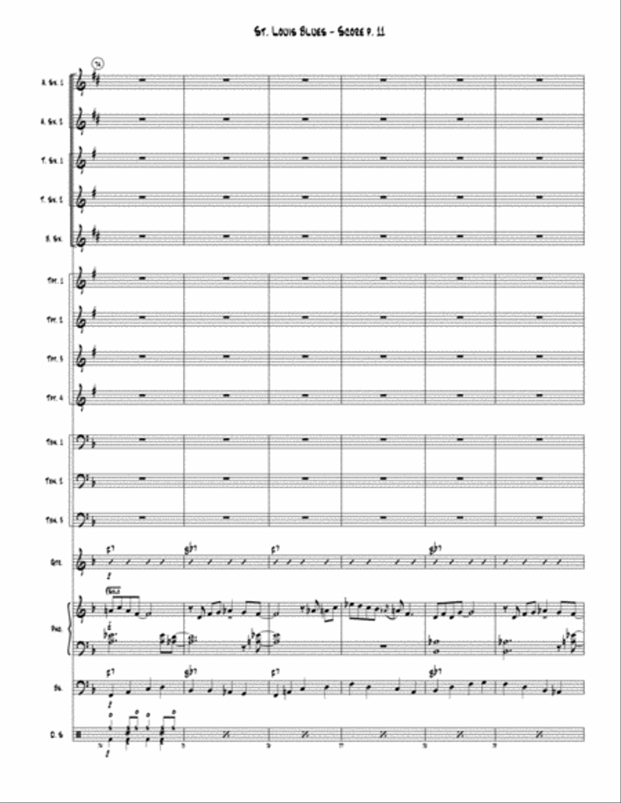 St. Louis Blues St. Louis Blues Jazz Ensemble scores gallery preview page 12