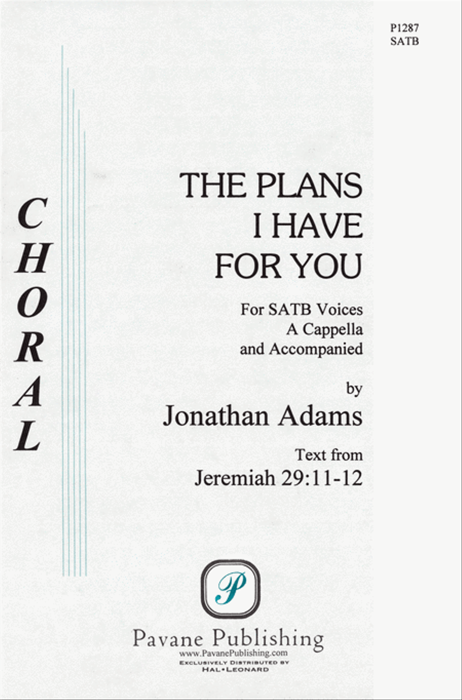 The Plans I Have for You The Plans I Have for You 4-Part scores gallery preview page 1