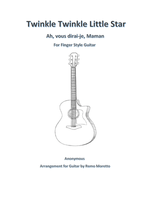Twinkle Twinkle Little Star for Finger Style Guitar