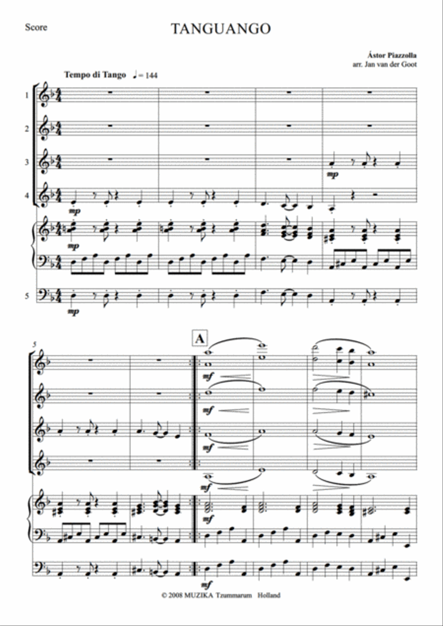 Tanguango Tanguango Set of Parts scores gallery preview page 3