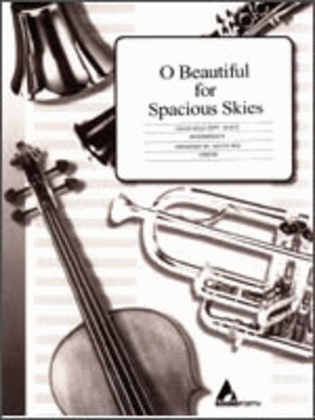 Book cover for O Beautiful for Spacious Skies - Violin