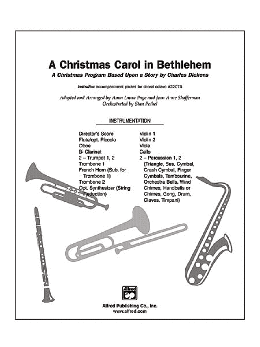 A Christmas Carol (Instrumental Parts) Choir scores gallery preview page 1