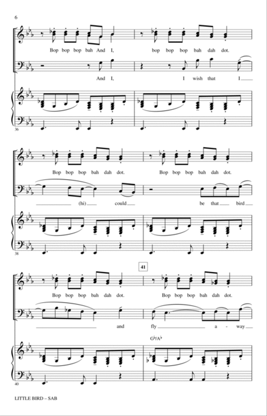 Little Bird Little Bird 3-Part scores gallery preview page 5