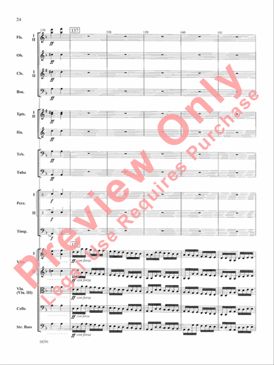 Hungarian Air and Dance Full Orchestra scores gallery preview page 25