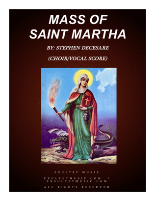 Mass of Saint Martha (Choir/Vocal Score)