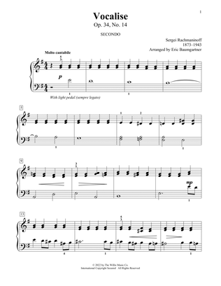 Vocalise, Op. 34, No. 14 (arr. Eric Baumgartner)