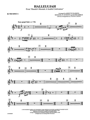 Hallelujah from Handel's Messiah: A Soulful Celebration: 1st B-flat Trumpet