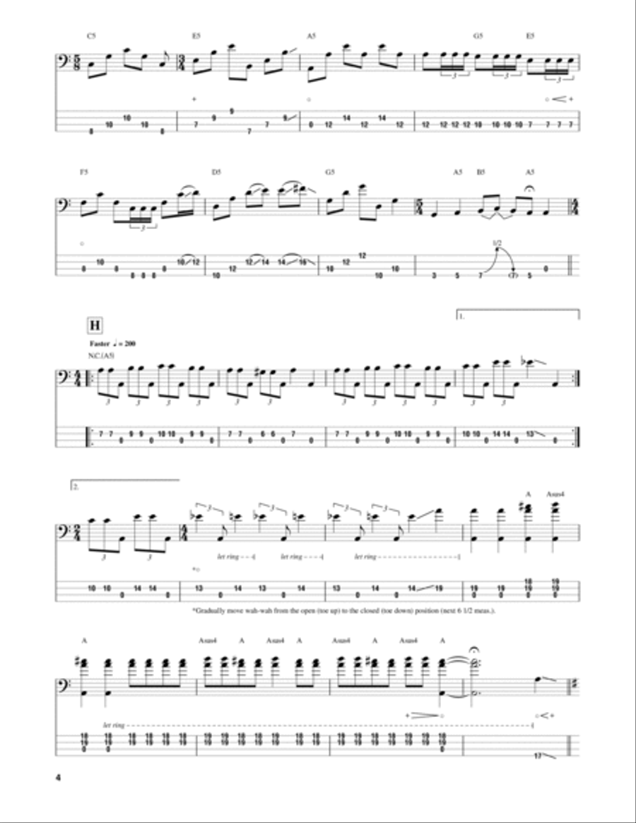 (Anesthesia) - Pulling Teeth Guitar Tablature scores gallery preview page 4