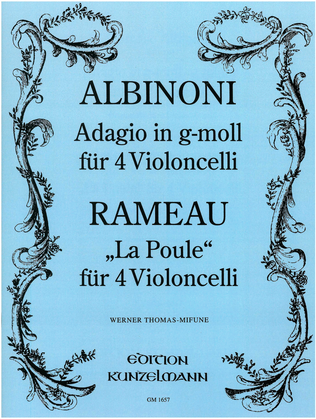 Book cover for Adagio in G minor / 'La poule'