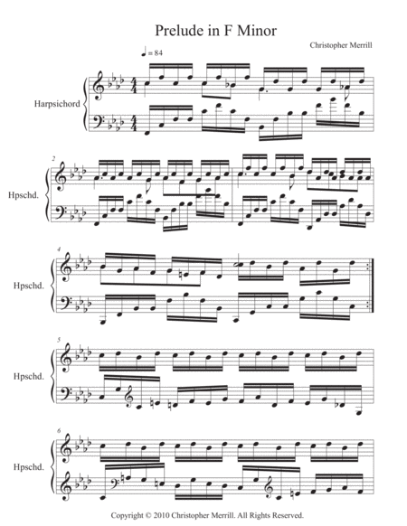 Prelude in F Minor image number null