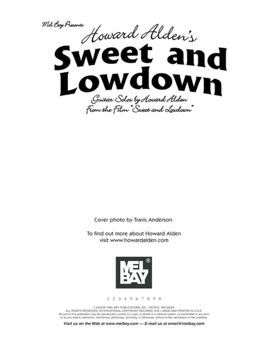 Sweet and Lowdown