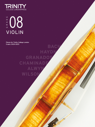 Book cover for Violin Exam Pieces 2020-2023: Grade 8
