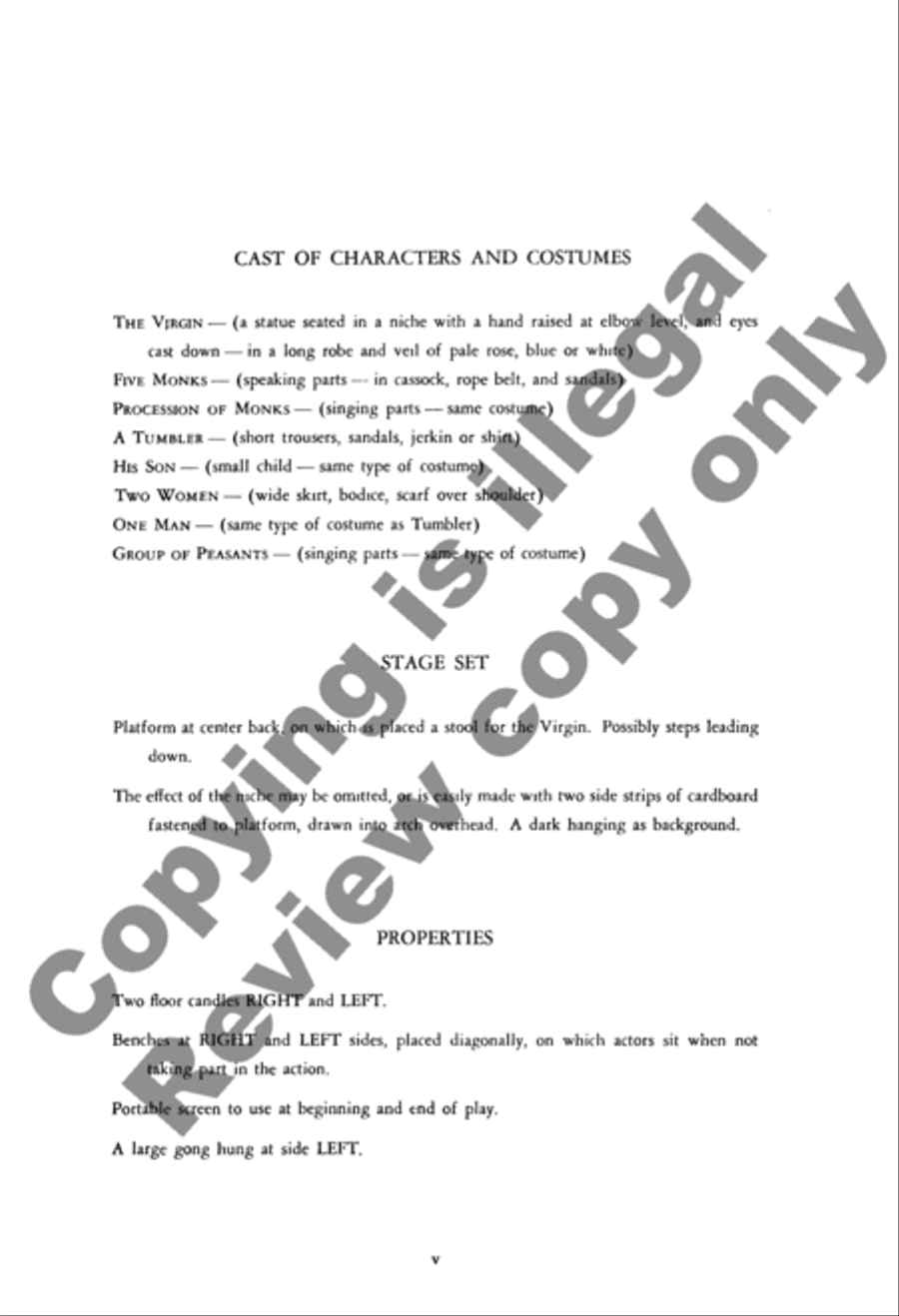 The Miracle of the Tumbler Children's Choir scores gallery preview page 4