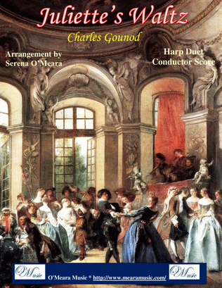 Book cover for Juliette's Waltz, Harp Conductor Score