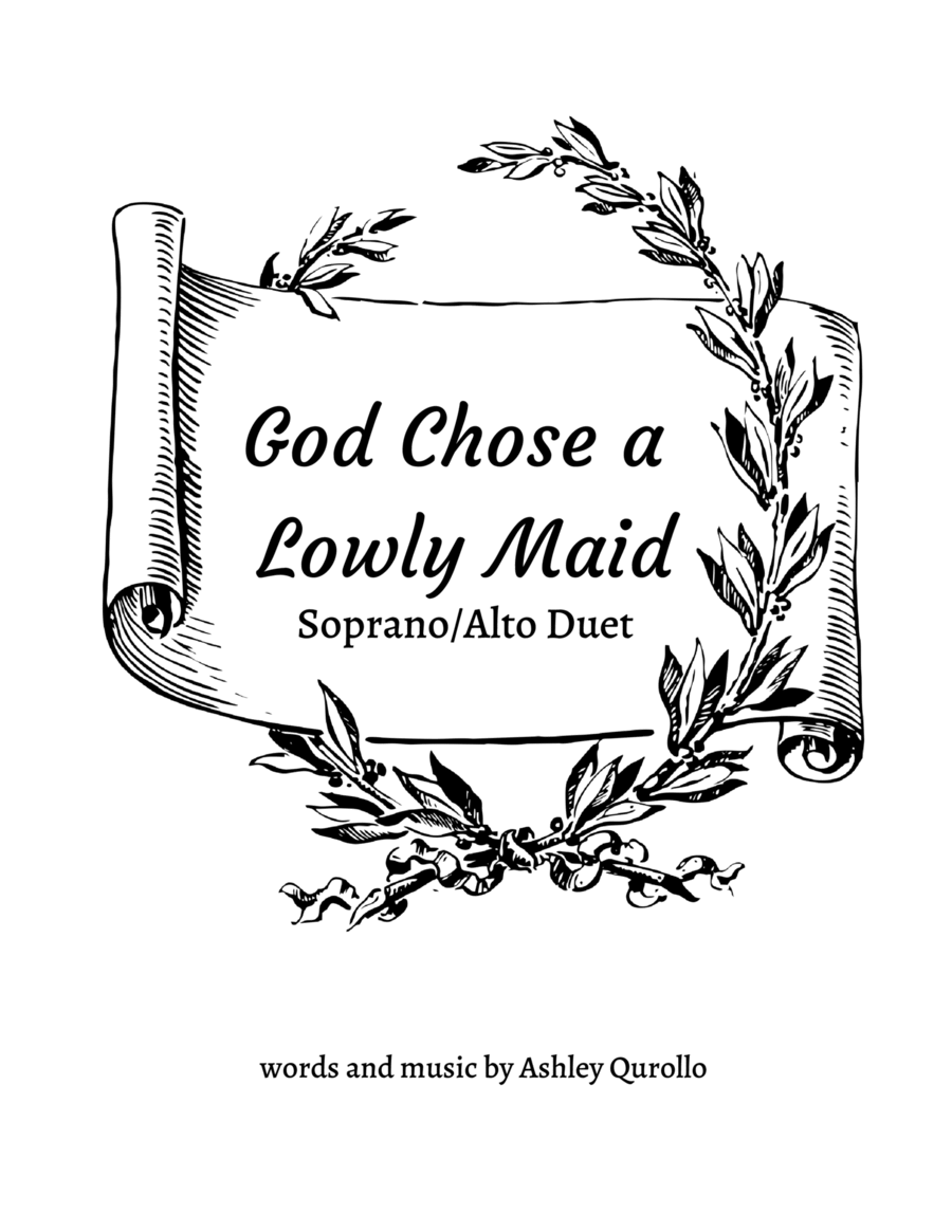 God Chose a Lowly Maid -- Soprano/Alto Duet image number null