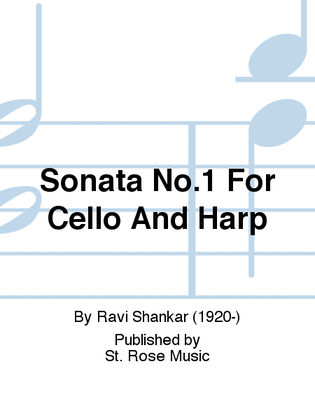 Book cover for Sonata No.1 For Cello And Harp