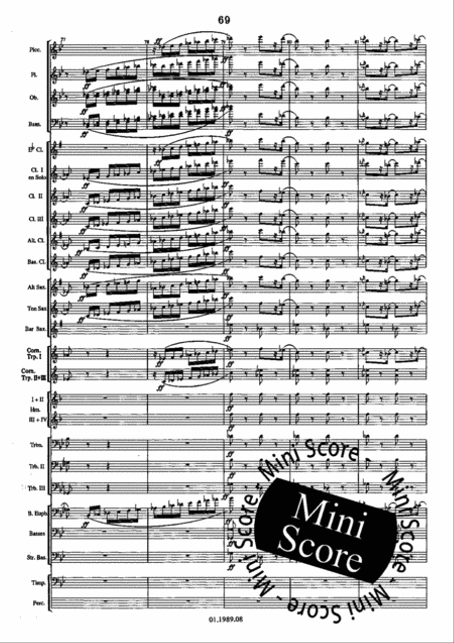 Carmen Suite No. I Carmen Suite No. I Concert Band scores gallery preview page 73