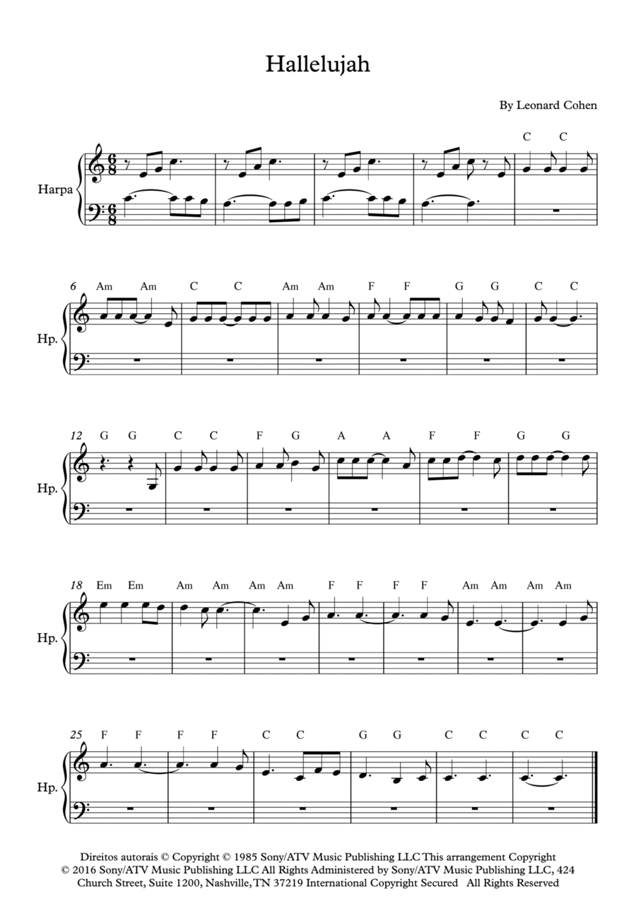 Hallelujah Harp scores gallery preview page 1