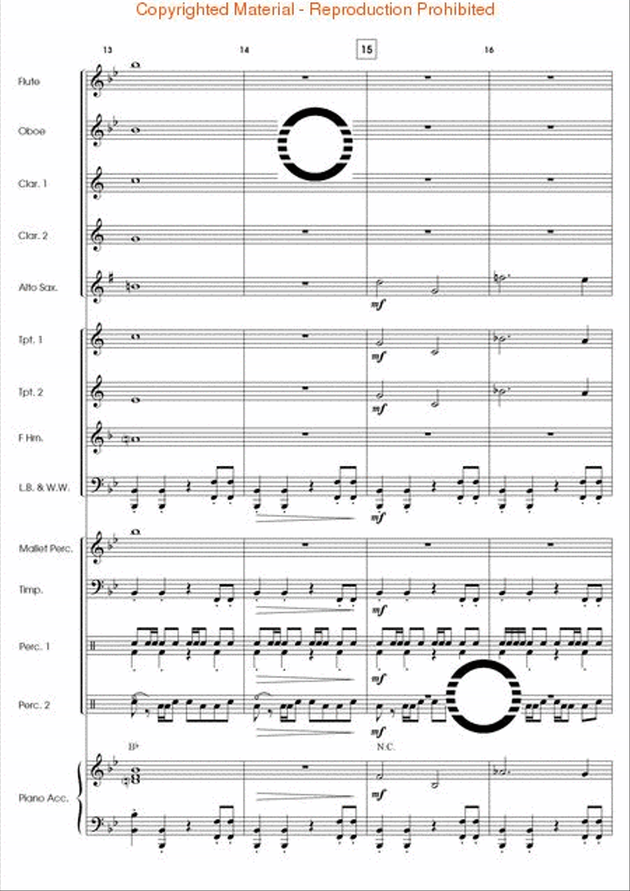 Agon Concert Band scores gallery preview page 5
