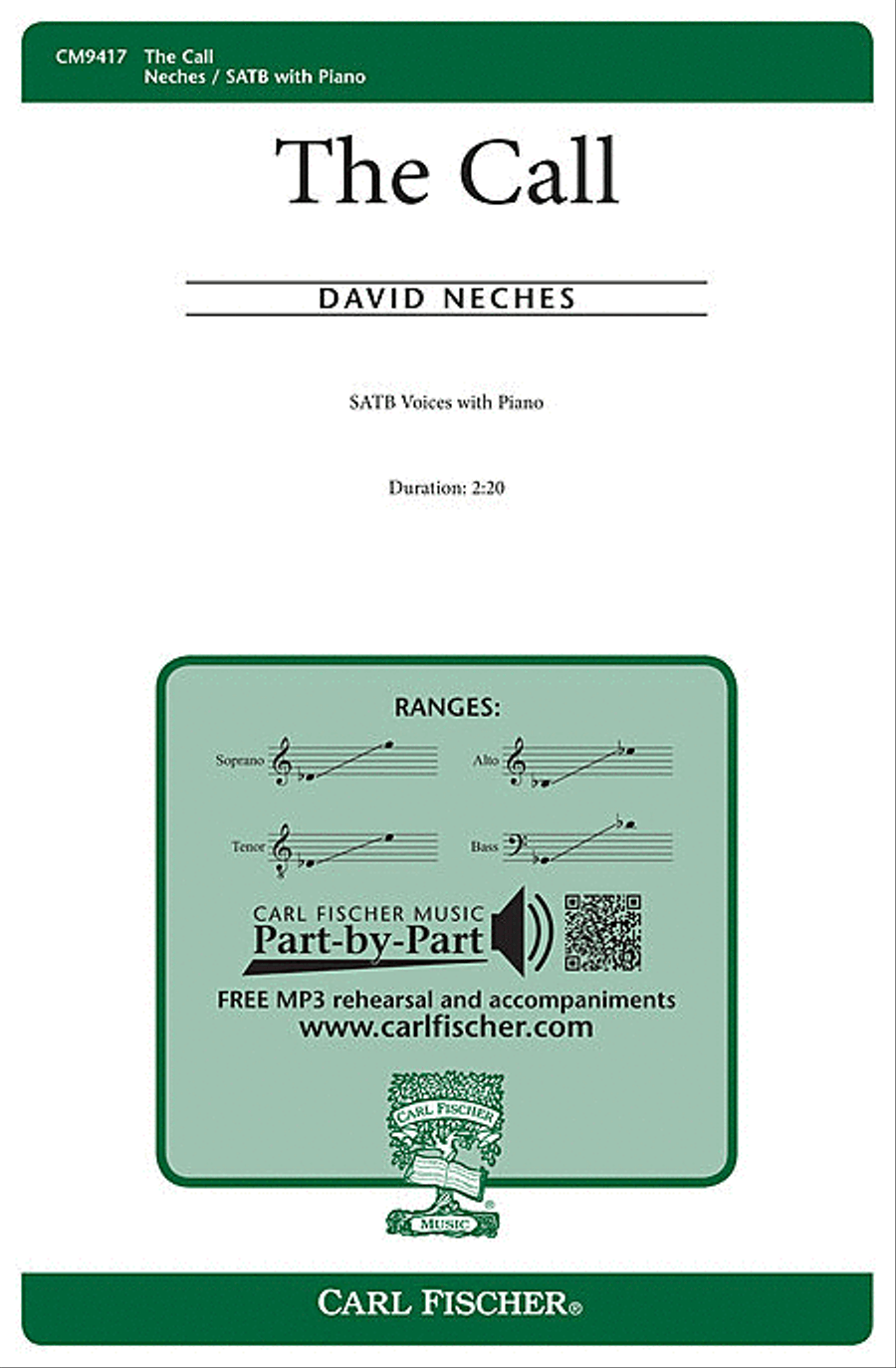 The Call The Call 4-Part scores gallery preview page 1