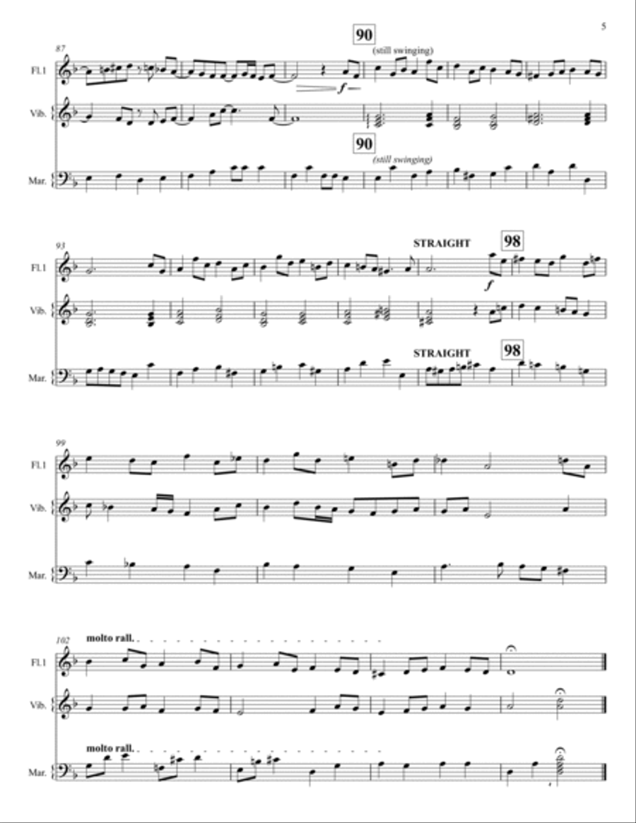 Bouree Small Ensemble scores gallery preview page 5
