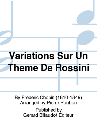 Variations Sur Un Theme De Rossini
