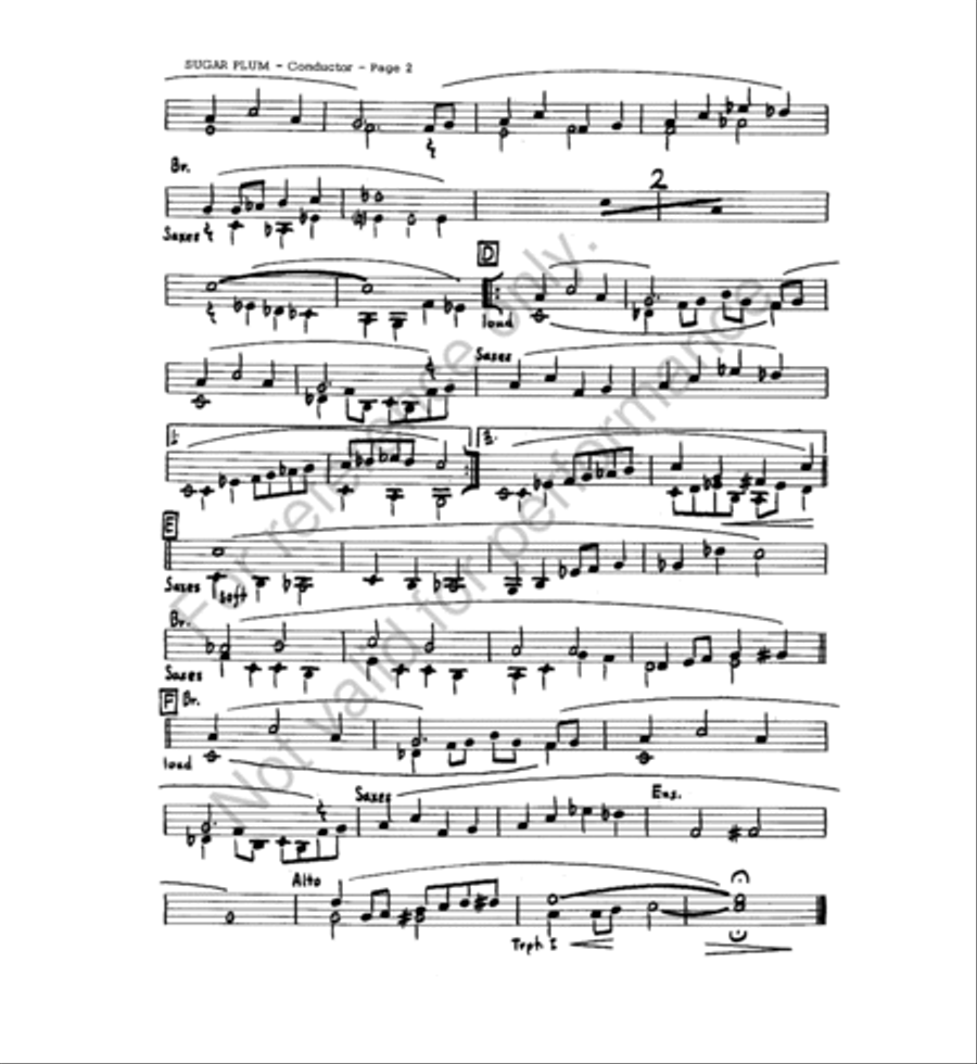Sugar Plum Sugar Plum Jazz Ensemble scores gallery preview page 3