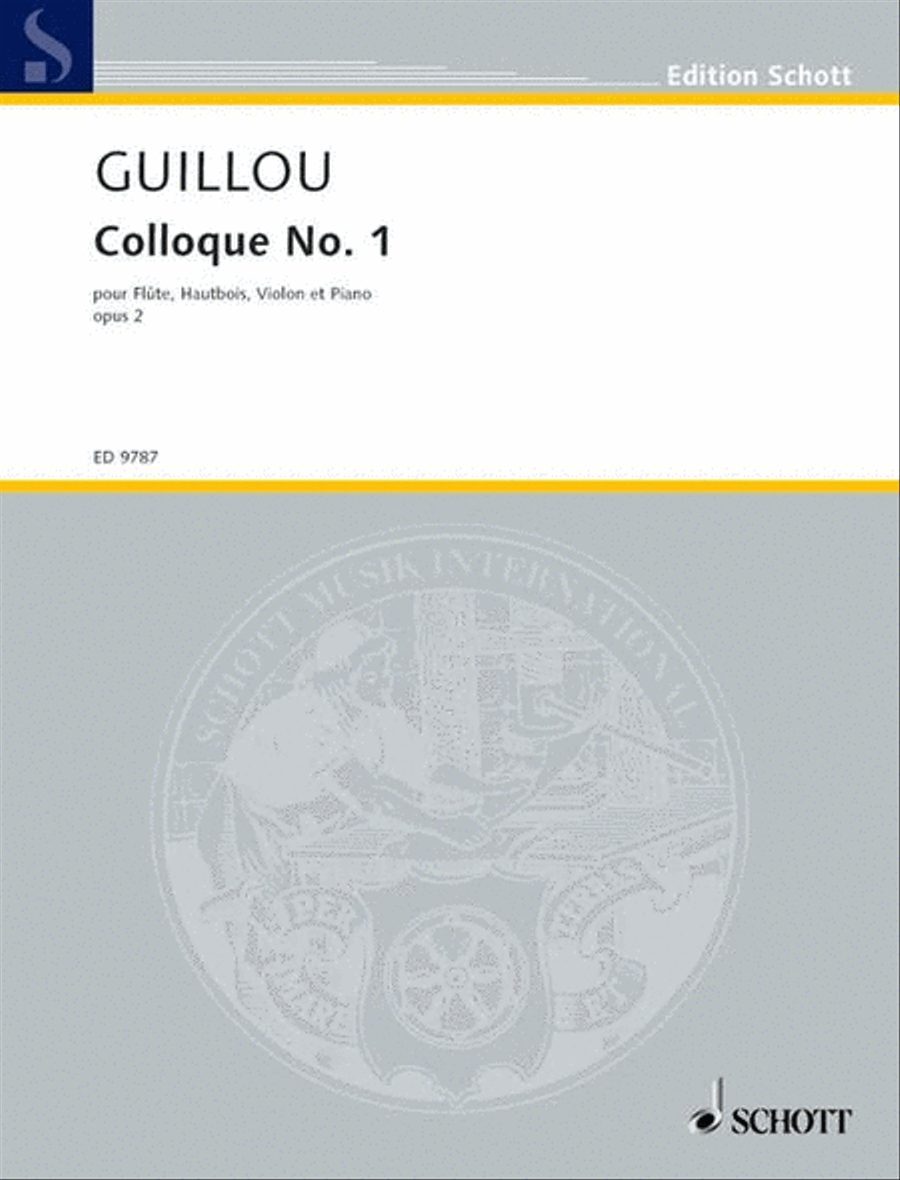 Colloque No. 1 Flute scores gallery preview page 1