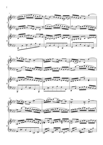 Bach 2 Part Inventions No. 9 for 2 pianos image number null