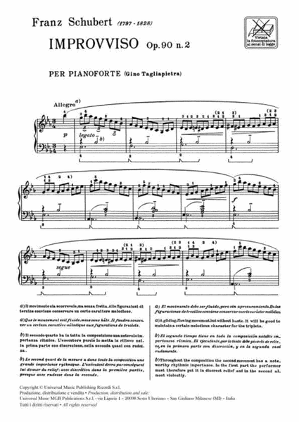 Improvvisi Op. 90 D. 899: N. 2