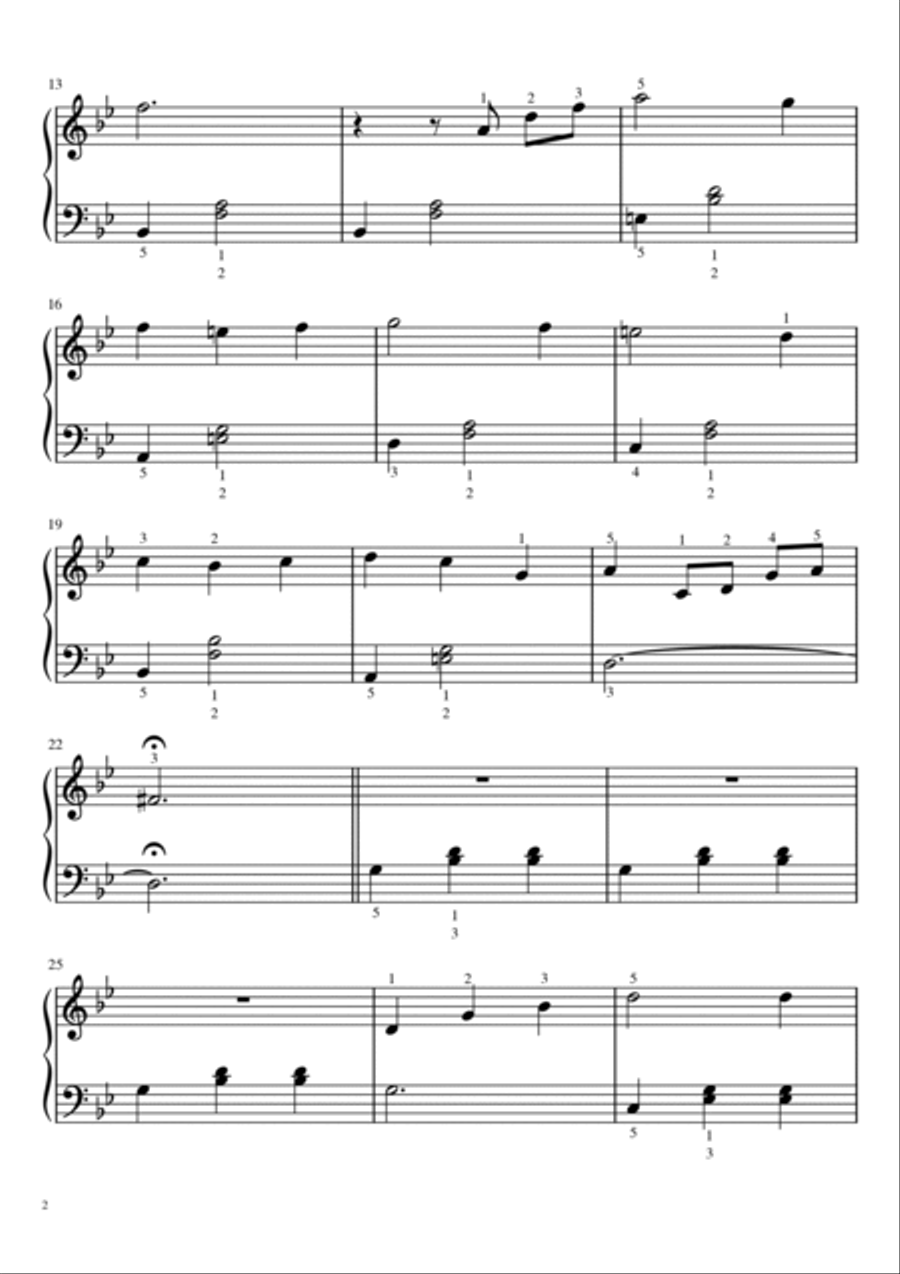 Howl's Moving Castle Howl's Moving Castle Easy Piano scores gallery preview page 2