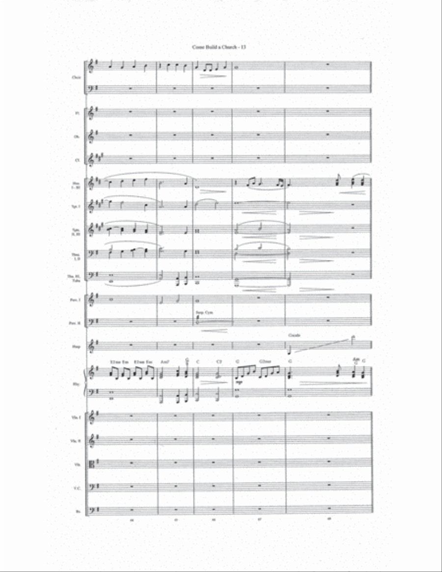 Come Build a Church Choir scores gallery preview page 14