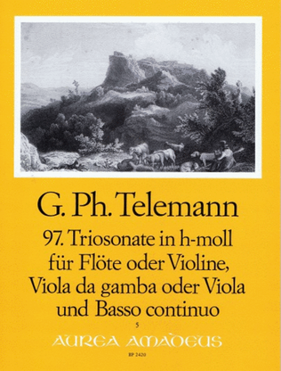 Book cover for 97. Trio sonata B minor TWV 42:b4