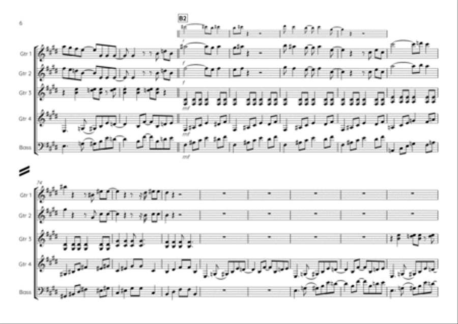 Day Tripper Day Tripper Electric Guitar scores gallery preview page 6