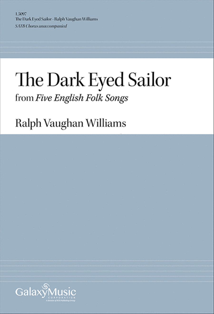 Five English Folk-Songs: 1. The Dark Eyed Sailor 4-Part scores gallery preview page 1