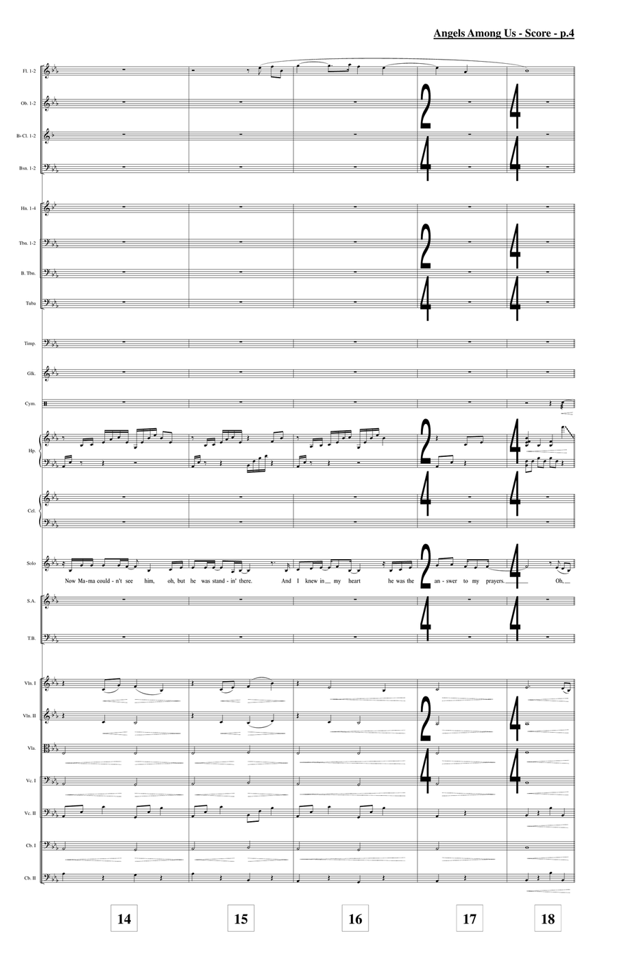 Angels Among Us Choir scores gallery preview page 5