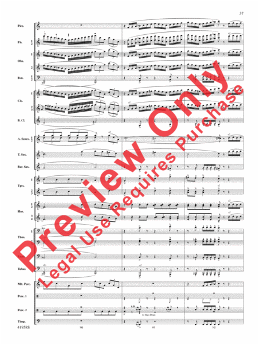 God's Country Concert Band scores gallery preview page 57